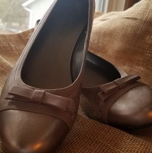 Bandolino bronze wedges, sz. 8